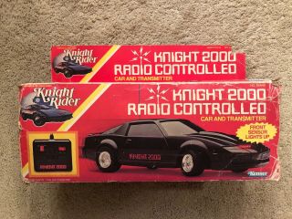 Rare 1982 Kenner Radio Control Rc Knight Rider 2000 Kitt Car Complete W/ Box