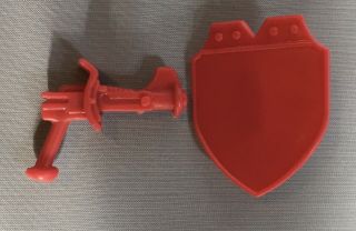 Vintage S&t Sales Speclatron Red Gun & Shield Weapon Accessories Authentic