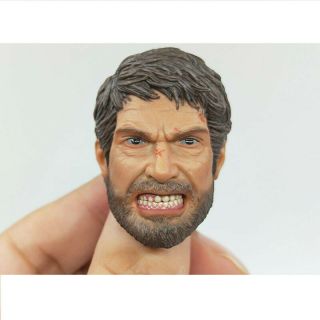 Cctoys 1/6 The Last Of Us Joel Angry Head Carving Model For 1/6 Action Figure