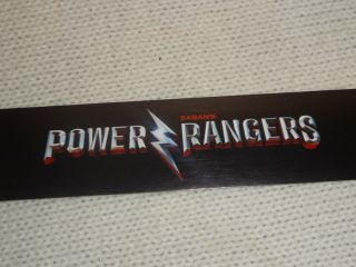 Toys R Us Store Display Sign Shelf Strip Tag Power Rangers 48 " Long 1 1/4 " High