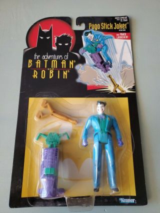 The Adventures Of Batman And Robin Pogo Stick Joker Power Launcher Kenner Toys