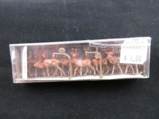 Vintage Merten Ho Miniature Figures/animals,  Deer,  Elk Or Reindeer?,  2410,  Nib