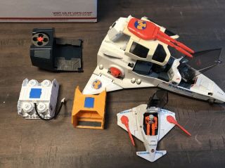 Coleco Starcom Us Space Force Starmax Bomber & Fighter W Figures Incomplete