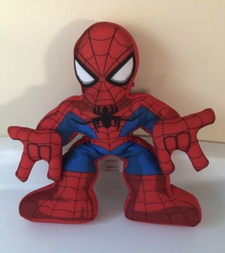Electronic Web Talking Spiderman Plush 11” Doll Playskool Heroes Marvel Toy