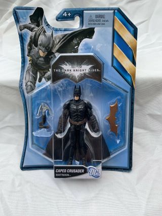 Mattel The Dark Knight Rises Caped Crusader Batman Action Figure 4 "