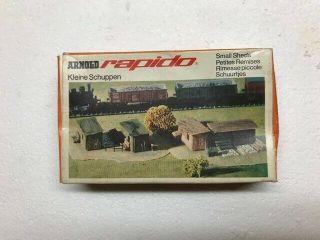 Arnold Rapido N Scale Sheds Kit