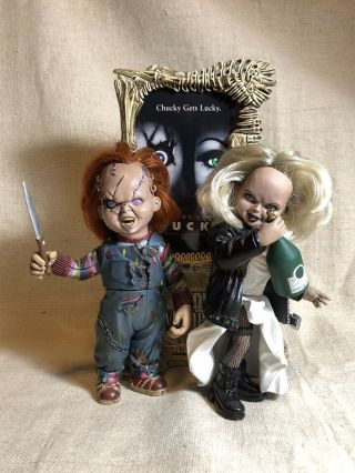 Mcfarlane Toys Movie Maniacs Bride Of Chucky Box Set Figures [no Box]