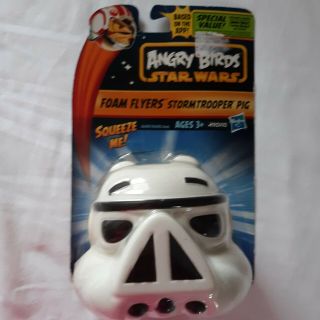 Angry Birds Star Wars Foam Flyers Stormtrooper Pig Hasbro 2013 Rovio App Info
