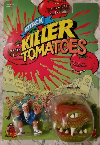1991 Mattel Attack Of The Killer Tomatoes Igor V Fangmato Figure