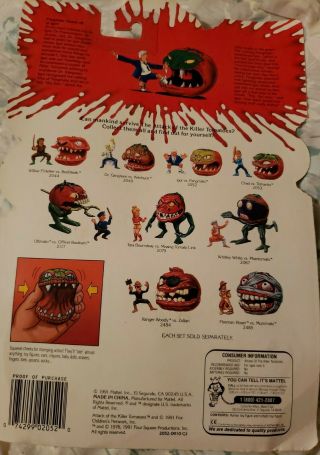 1991 Mattel Attack of the Killer Tomatoes Igor v Fangmato Figure 2