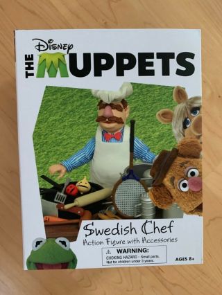 Diamond Select Disney The Muppets Swedish Chef Action Figure Set Collectible