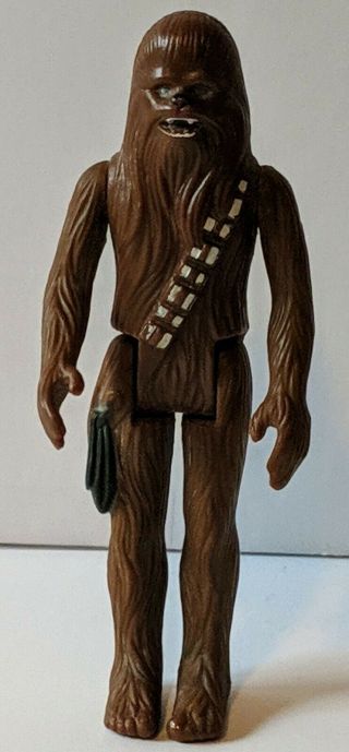 Vintage Kenner 1977 Star Wars Chewbacca Action Figure Hong Kong