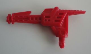 Motu Roton Red Gun Masters Of The Universe Accessories Cannon Parts He - Man