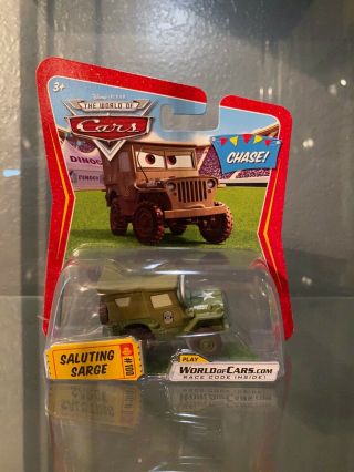 World Of Cars " Chase " Edition Saluting Sarge 100