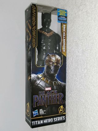 Marvel Black Panther Titan Hero Series Erik Killmonger 12 " Figure