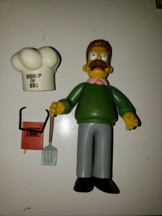 2001 The Simpsons Wos Interactive Figure - Ned Flanders - Series 1 - Complete