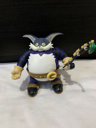 1999 Rare Sonic Adventure Big The Cat 4” Resaurus Action Figure Toy