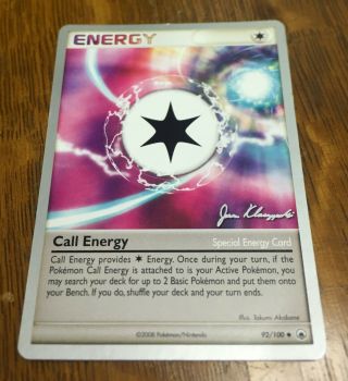 Pokemon Call Energy - Dp Majestic Dawn 92/100 - 2008 World Championship Card Lp
