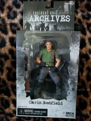 Resident Evil Archives Series 1 Chris Redfield Action Figure (neca)