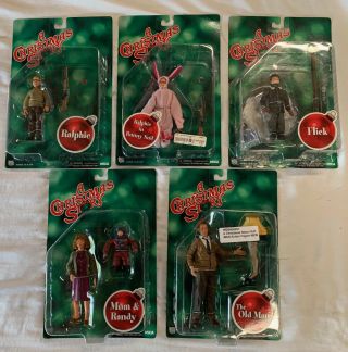 A Christmas Story Action Figure Set By Neca Ralphie,  Flick,  Old Man,  Randy/mom