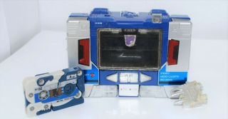 Vintage G1 Transformers - Soundwave & Overkill Cassette 1984 Hasbro Figure