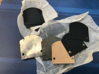 Hornby Dublo Metal Plate Replacements For Switches For Model Railway X 6
