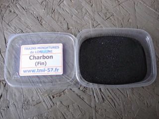 Décor Charbon Naturel Ho & N - 50 G Env - Pour Sol & Tender Locomotive - Fin