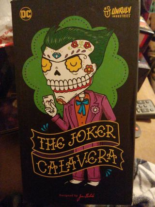 The Joker Calavera Statue From Unruly Industries Sideshow By Artist Jose Palido