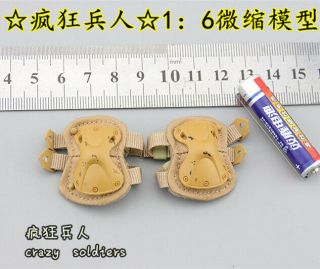 Knee Pads For Flagset Fs73025 Chinese Pla Desert War Wolf 1/6 Scale Figure