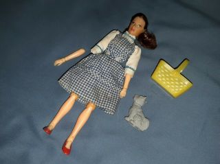 Vintage 1974 Mego Wizard Of Oz Dorothy Action Figure With Toto Look