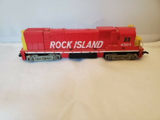 Vintage Tyco Ho Scale Rock Island 4301 Diesel Locomotive