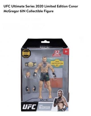 Ufc Ultimate Series 2020 Limited Edition Conor Mcgregor 6in Collectible Figure