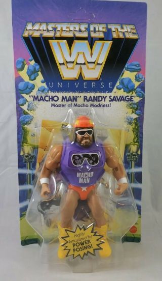 Motu Man At Arms Wwe Masters Of The Wwe Universe Macho Man Randy Savage