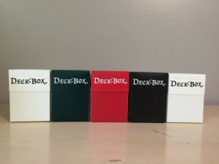 Ultra Pro Mtg Deck Boxes - Set Of 5 - - Holds More Than 80 Cards