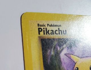 1999 Pokemon E3 Stamp Yellow Cheeks Pikachu 58/102 2