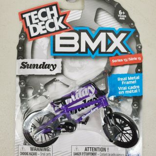 Boxed Tech Deck Bmx Finger Bike Purple Sunday - Series 13
