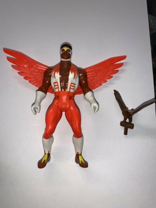 1984 The Falcon Secret Wars Mattel Action Figure With Bird Great Shape