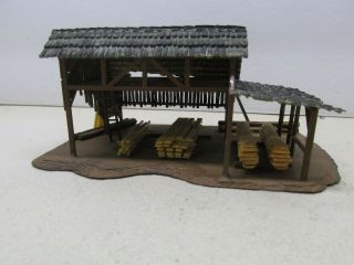 Old Time Lumber Shed Building Ho Scale