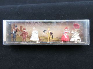Vintage Merten Ho Miniature Figures 19th Century Men & Women 2162 Nib,
