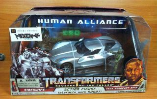 6 " Hasbro Transformers Rotf Human Alliance Sideswipe With Epps Action Figure