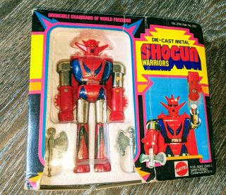 Vintage 1977 Mattel Shogun Warriors Dragun 5” Die - Cast Toy 2106 2107