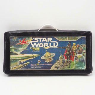 Vintage Star Wars Space Case Vinyl Action Figure Case Holds 12 Figures