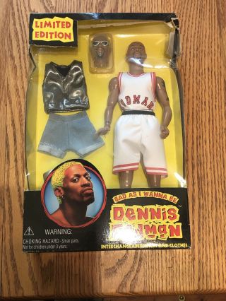 Vintage Limited Edition Dennis Rodman Doll Box 