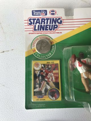 1991 STARTING LINEUP - SLU - NFL - JERRY RICE - SAN FRANCISCO 49ERS 2