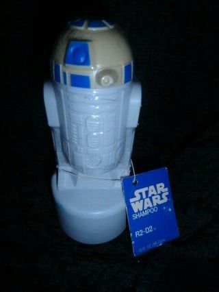 Vintage 1981 Star Wars R2 - D2 Shampoo Soakie Factory Bottle W/ Tag