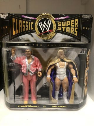 Wwe Jakks Classic Superstars 2 Pack Hulk Hogan & Classy Freddie Blassie Wwf