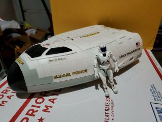 Vintage Lanard S.  T.  A.  R.  Star Force Space Shuttle Space Transport Lab W/ Figure
