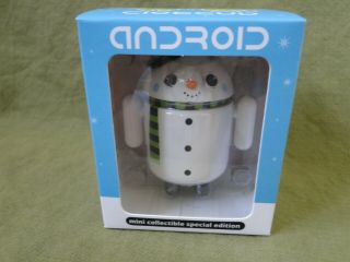 Android Snowman " Flakes " Figure