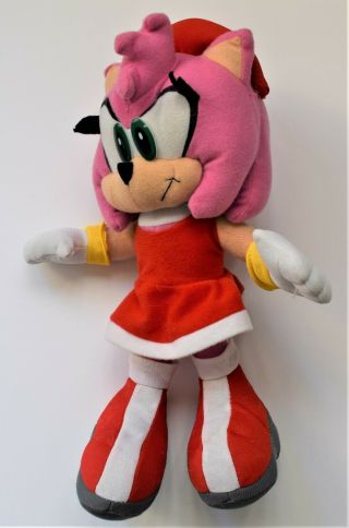 Vintage Sonic The Hedgehog Amy Rose Plush 12 " Toy Network Sega