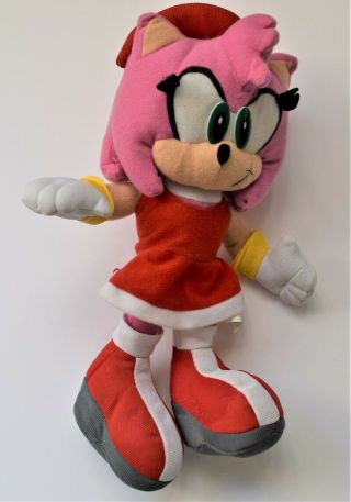 Vintage Sonic The Hedgehog Amy Rose Plush 12 